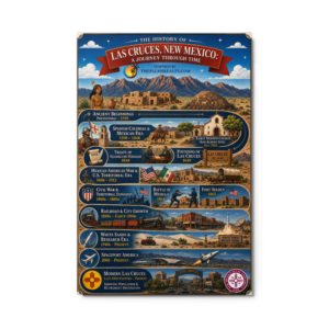 The history of las cruces poster